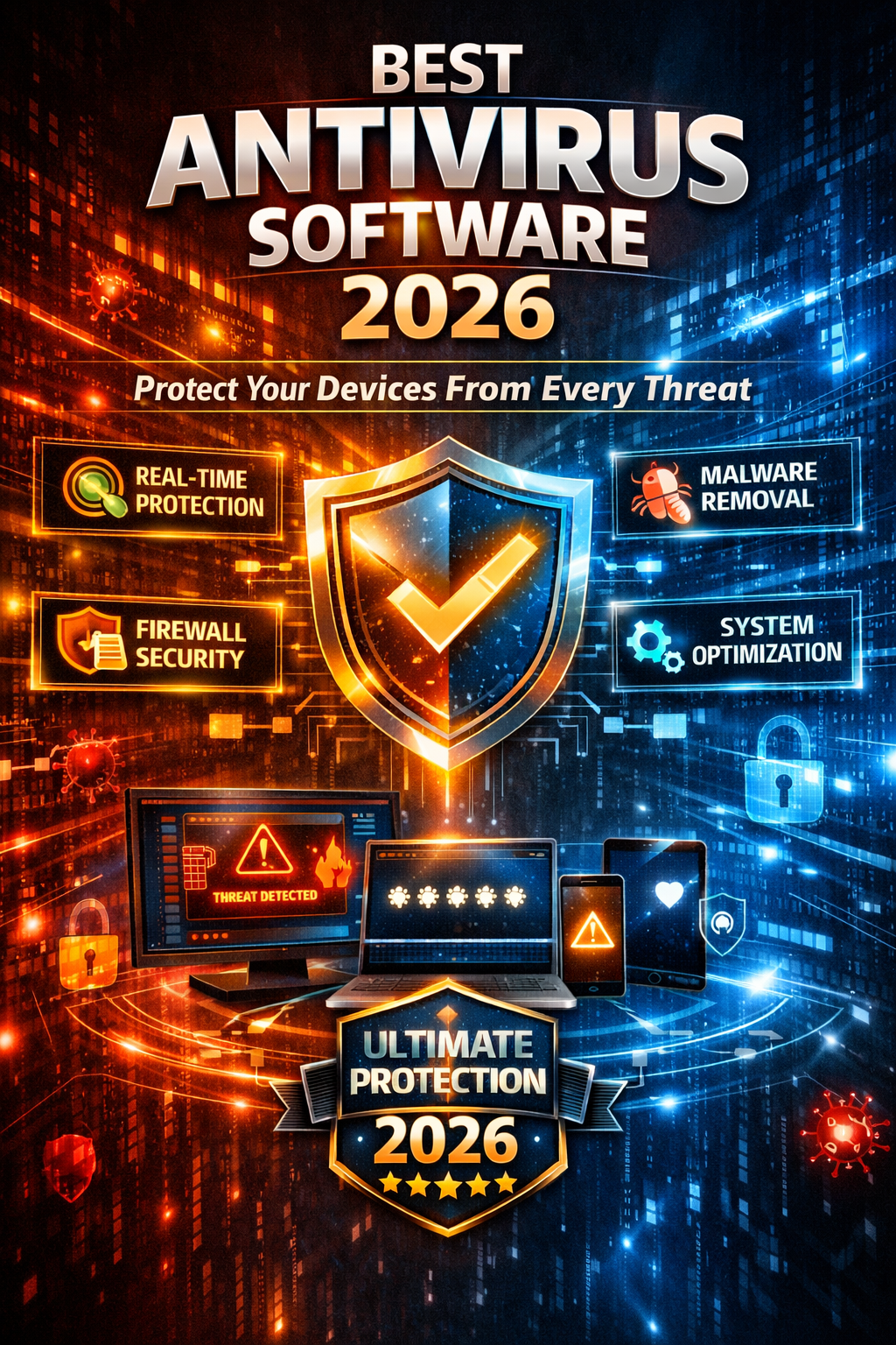 Best Antivirus Software 2026: 8 Programs Tested (Real Protection Scores)