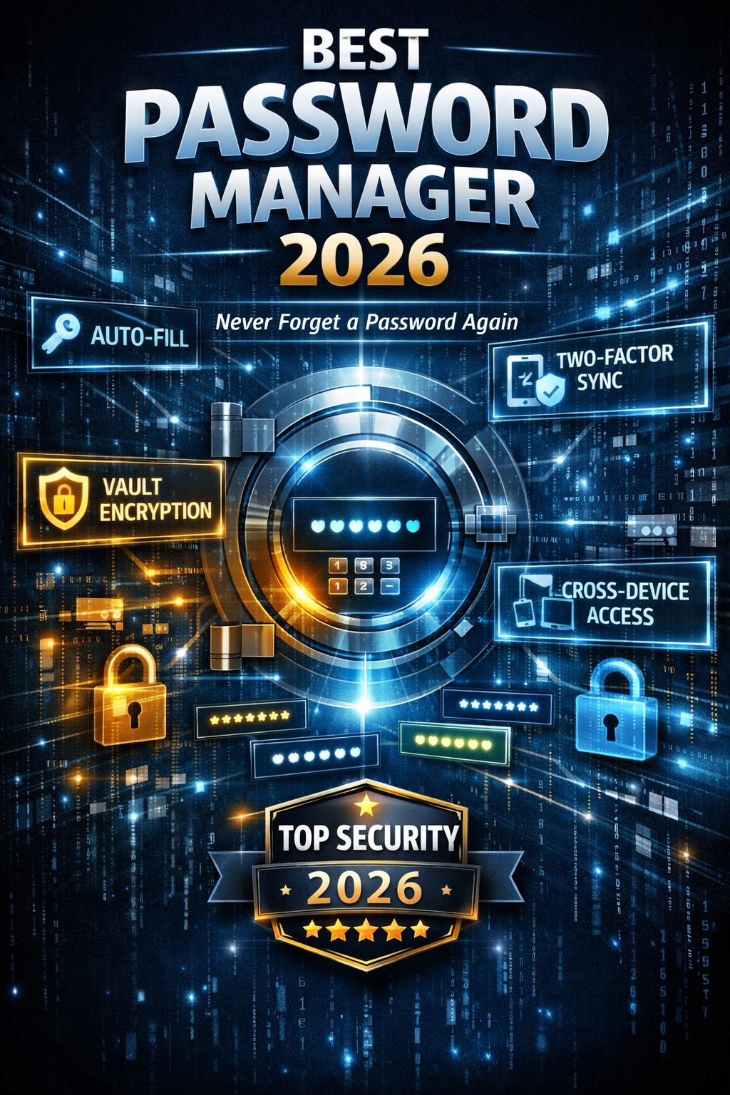 Best Password Manager 2026: 8 Apps Tested for Security, Features & Price