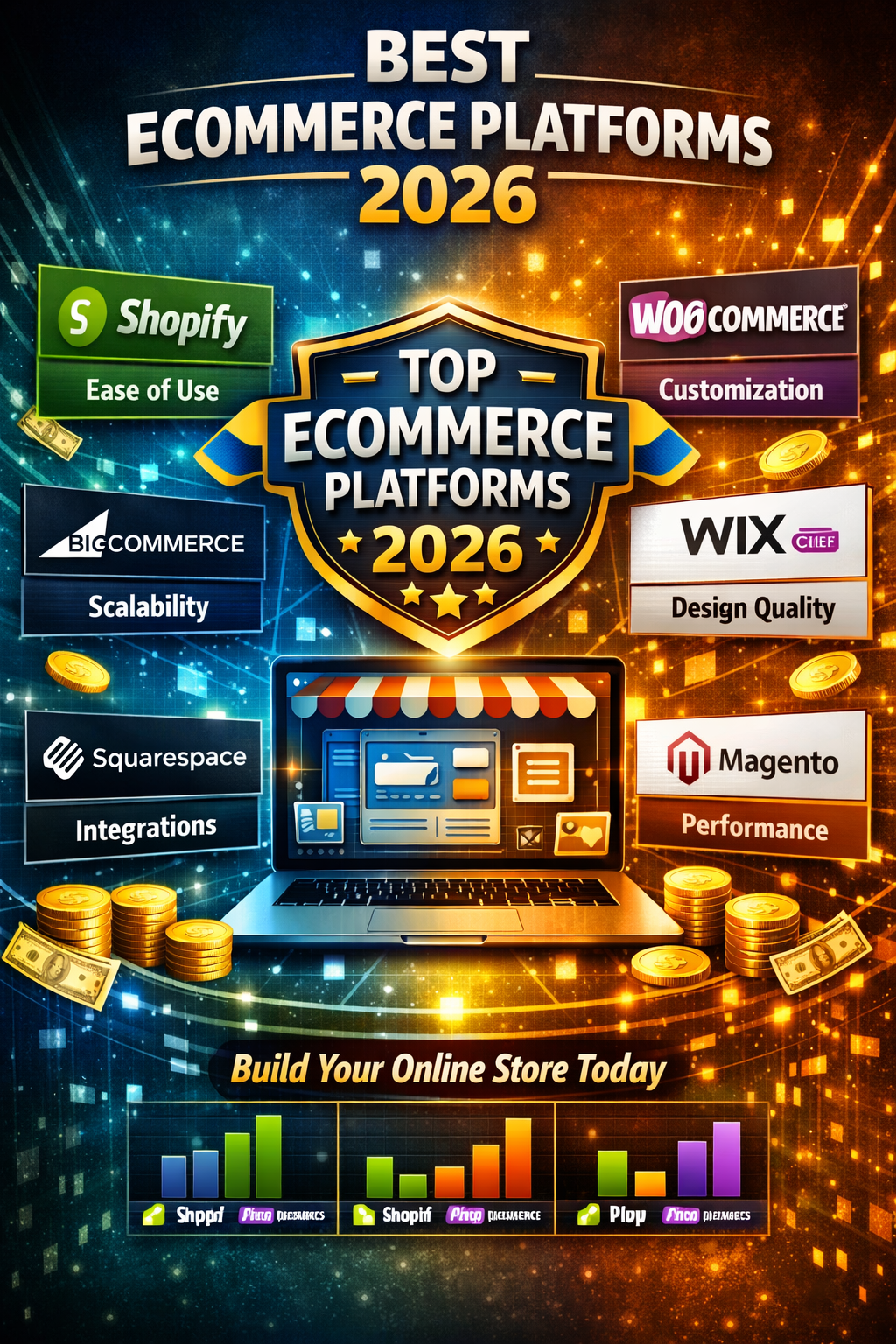 Best Ecommerce Platforms 2026: 8 Platforms Compared for Every Budget