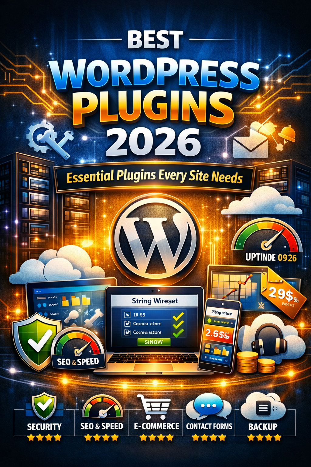 Best WordPress Plugins 2026: 15 Essential Plugins for Every Site